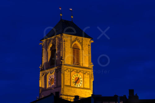 Jakobskirche mit Beleuchtung